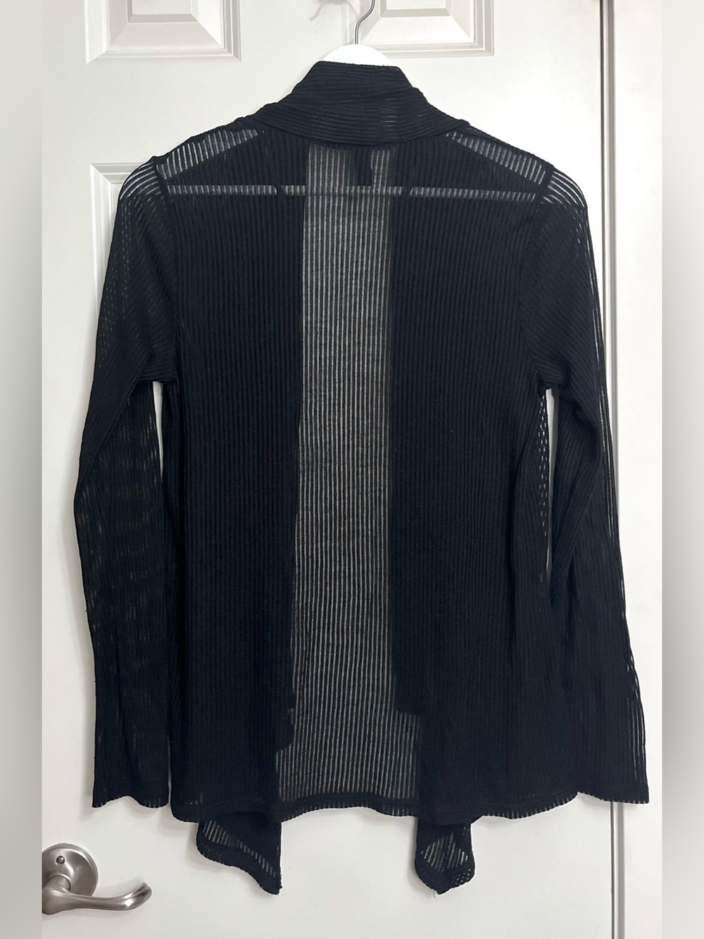 Forever 21 Sheer Ribbed Open Cardigan - Picture 2 of 3